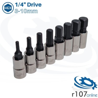 Blue Point 1/4'' Sechskant-Steckschlüsselsatz 2-10 mm - wie von Snap On verkauft