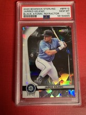 JARRED KELENIC 2020 bowman STERLING graded card BLACK ATOMIC REFRACTOR #'d 04/10