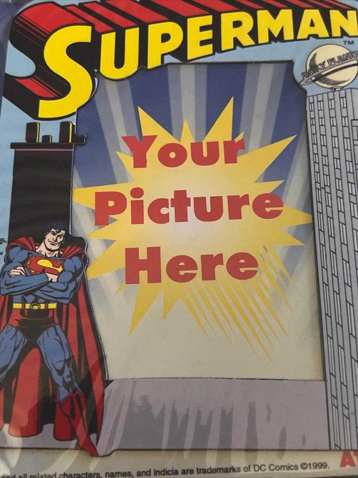Marco magnético clásico Ata-Boy DC Comics Superman 1999 nuevo en paquete 😎 Foto 2 de 3