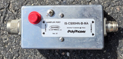 Used Polyphaser IS-CS50HN-B-MA 800-900MHz Type N Male / Type N Female
