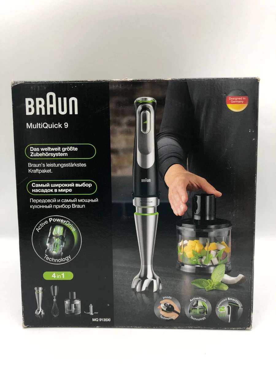 Braun MultiQuick 9 Hand Blender, Hand Mixer 1200W BPA-Free MQ