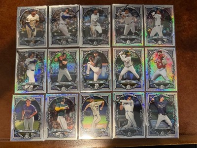 2026 Bowman Baseball Bowman Sterling Insert Complete Chrome Mojo Set 15-Cards