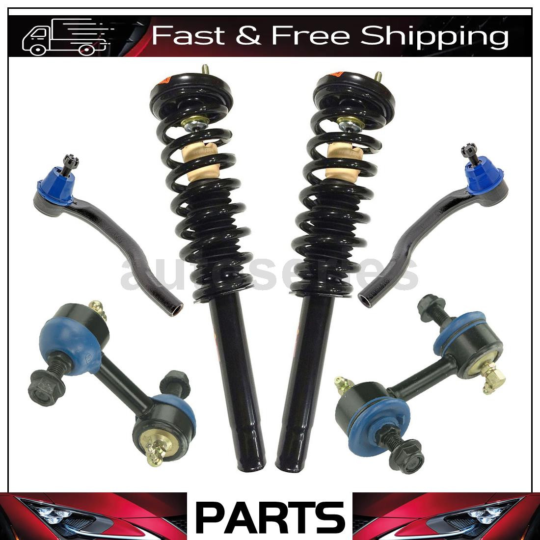 6pc Tie Rod Sway Bar Link Strut Assembly for 2004-2005 Acura TSX