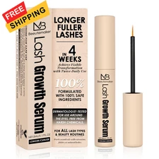 Eyelash Growth Serum– 0.17 Fl. Oz./5mlEyelash Serum with Brown 