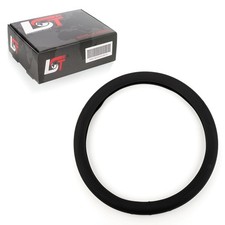 Steering Wheel Cover Ø 38x9 cm Black Perforated for HONDA