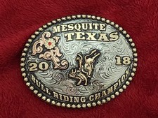 Rodeo  2018  X Treme BULLRIDING Champion Trophy Buckle  Mesquite Texas  Rare  W58