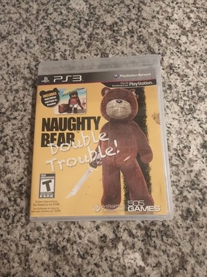Naughty Bear Double Trouble CIB (Sony PlayStation 3, 2012) No Game