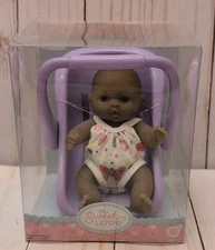 My Sweet Love Lots to Love Babies Playset Doll Purple Car Seat African American 