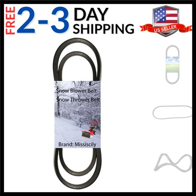 #ad 754 04201A Snow Thrower Drive Belt Replaces MTD Craftsman Troy Bilt 954 042... $21.99