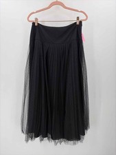 Pre-Owned Christian Dior Black Size Medium Tulle Maxi Dress
