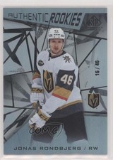 2021-22 Upper Deck SP Game Used Authentic Rookies 16/46 Jonas Rondbjerg #149 ls5