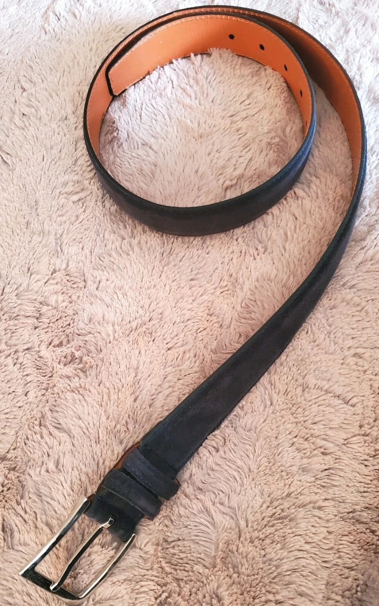 Blue Solid Suede Belts for Women for sale | eBay display picture 3