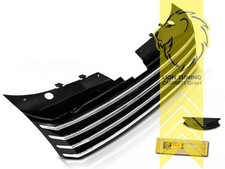 Sportgrill Kühlergrill für VW Passat 3C B7 Limousine Variant schwarz Chromleiste
