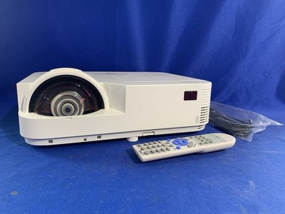 NEC M333XS DLP Projector Short-Throw 3300 ANSI HD HDMI Only 514 Lamp Hours Used