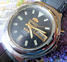 Orient Black Dial Automatic Japanese Made Watch - Overhauled