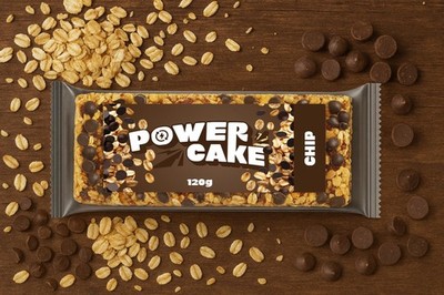 Power Cake Cacao Chip 30 x 120g | leckere, saftige Haferriegel | handgemachte...