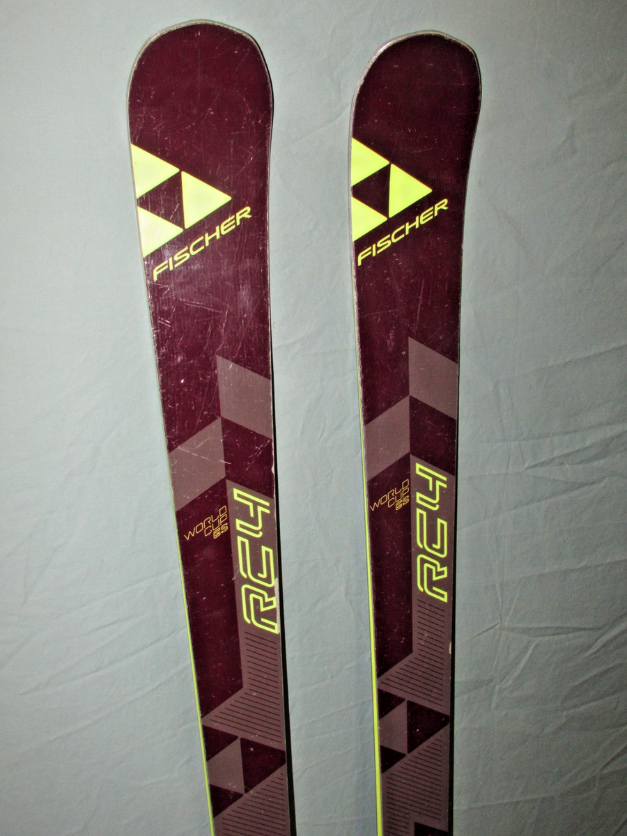 Fischer RC4 World Cup GS FIS jr kid's Race Skis 170cm with Fischer