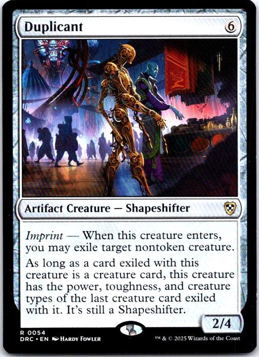 Duplicant 54 Rare Commander: Aetherdrift Magic: The Gathering Near Mint