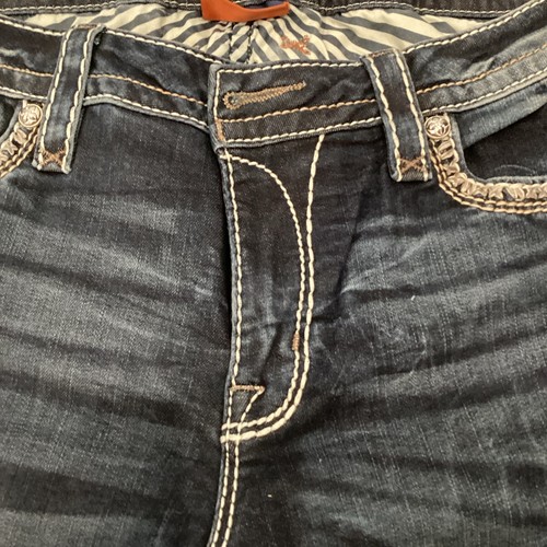 Rock Revival Jeans Women’s 31 Blue Denim Meri Easy Boot - SEE DESCRIPTION - Picture 7 of 18