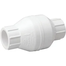 PVC 1 In. FIP x 1 In. FIP In-Line Check Valve 101-105  Series 101-105 1 In.
