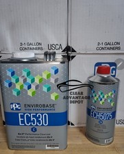 Ec530 Ppg Envirobase 1 Gal Clearcoat 1 Qt Ech5075 Hardener Free Shipping Ec530 Ppg Envirobase 1 Gal Clearcoat 1 Qt Ech5075 Hardener Free Shipping
