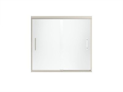 Sterling 542808-59 Finesse 55-1/2'' x 59-5/8'' Frameless Sliding - Silver