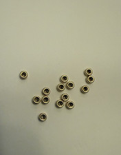 14 kt gold filled 4mm roundel spacer beads with 1.2mm hole size. 20pcs