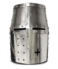 Medieval Templar Knight Crusader Armor Helmet   Historical Replica