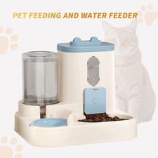 Fully Automatic 2in1 Cat Food Dispenser - Integrated Water And Food Feeding Syst