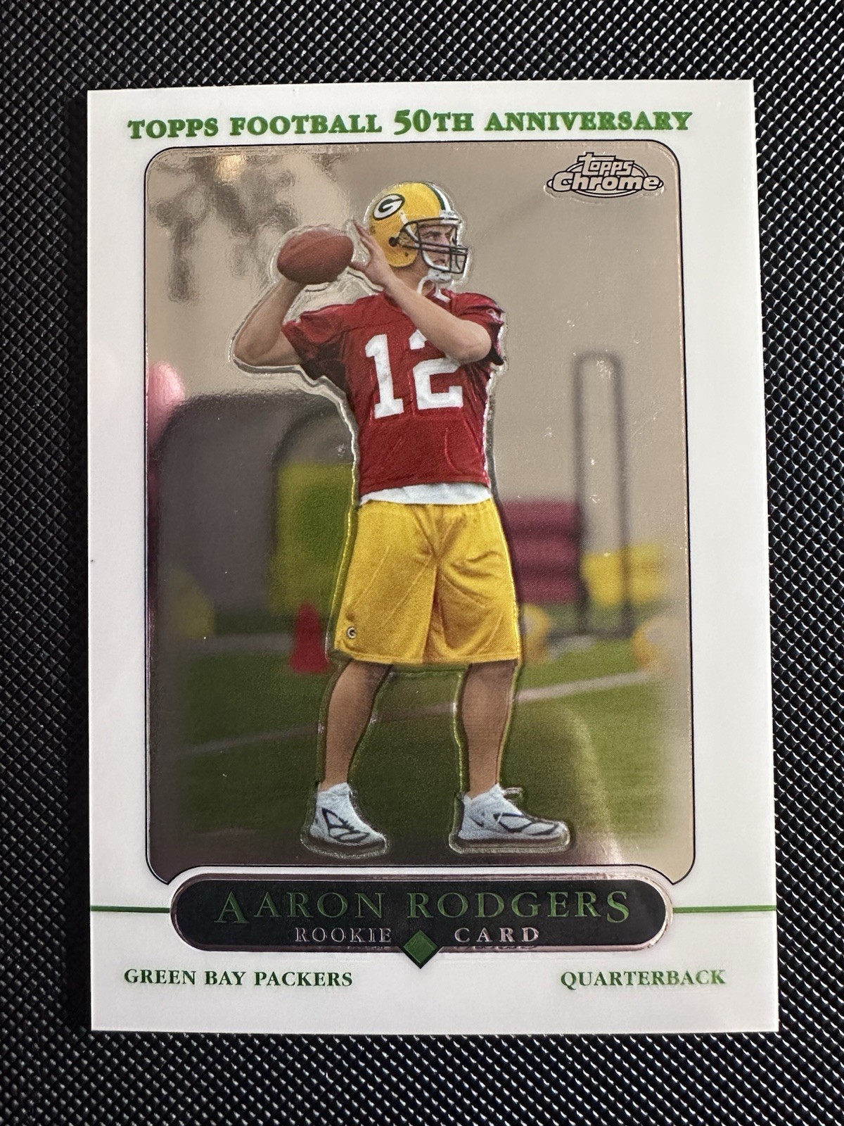 2005 Topps Chrome Aaron Rodgers Rookie Card RC #190 Packers MINT