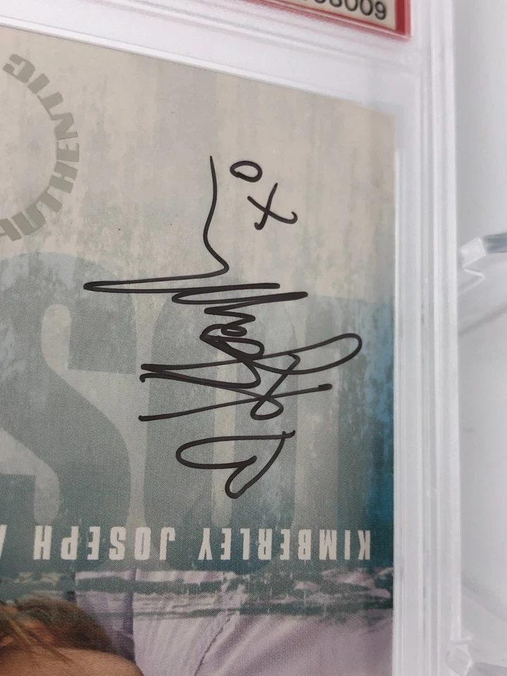 KIMBERLY JOSEPH AUTO Karte TV LOST as CINDY Signed graded slab PSA GEM MINT 10 - Bild 4 von 4