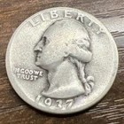1937 Washington Quarter Actual Coin Checkout My Other Inventory