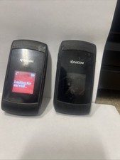 Lot Of Two Kyocera S2151 Kona   Flip Phone For Parts Or Fix Read Description 