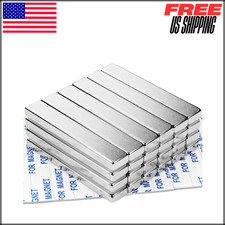 Powerful Neodymium Bar Magnets N52 33 LB Strength 60x10x5 mm Pack of 24