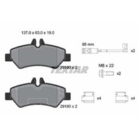Textar BremsbeläGe Hinten FüR Mercedes-Benz Sprinter 3-T Kasten VW Crafter