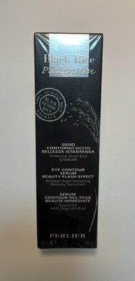 Perlier Black Rice Platinum Eye Contour Serum 45ml New Sealed Anti-Aging