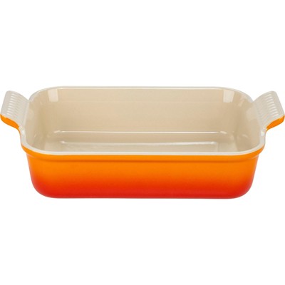 Le Creuset Auflaufform Tradition 26 cm ofenrot