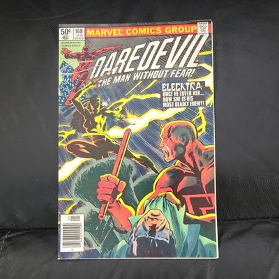 Marvel Comics Daredevil #168 Key Issue Bronze Age 1981 First Elektra Appearance
