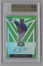 2020 LEAF VALIANT GREEN AUTO BGS 9.5 MIGUEL HIRALDO /99