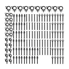 150 Pcs Car Wire Loom Routing Clips, Push Mount Cable Zip Tie, Auto Push Reta...