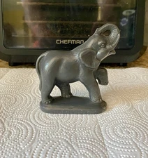 Vintage Gray Elephant Mold-a-Rama Milwaukee County Zoo Souvenir Figure