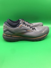 Brooks Ghost 15 Mens Running Shoes Flintstone Peacock Oat Blue Orange SZ 10.5