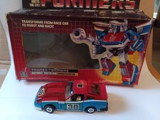 VINTAGE 1984 G1 TRANSFORMER AUTOBOT TACTICIAN SMOKESCREEN WITH BOX