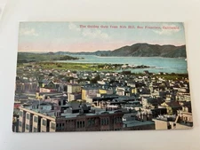 The Golden Gate from Nob Hill San Francisco California Postcard