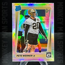2021 Optic Football - Pete Werner Rated Rookie RC - #276 OPTIC HOLO MINT