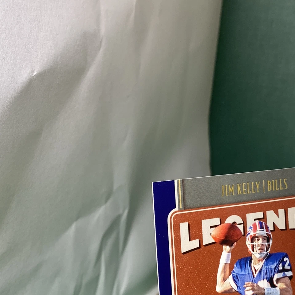 2022 Panini Legacy. Jim Kelly. 28/50. Blue.Legends - Image 4 of 4