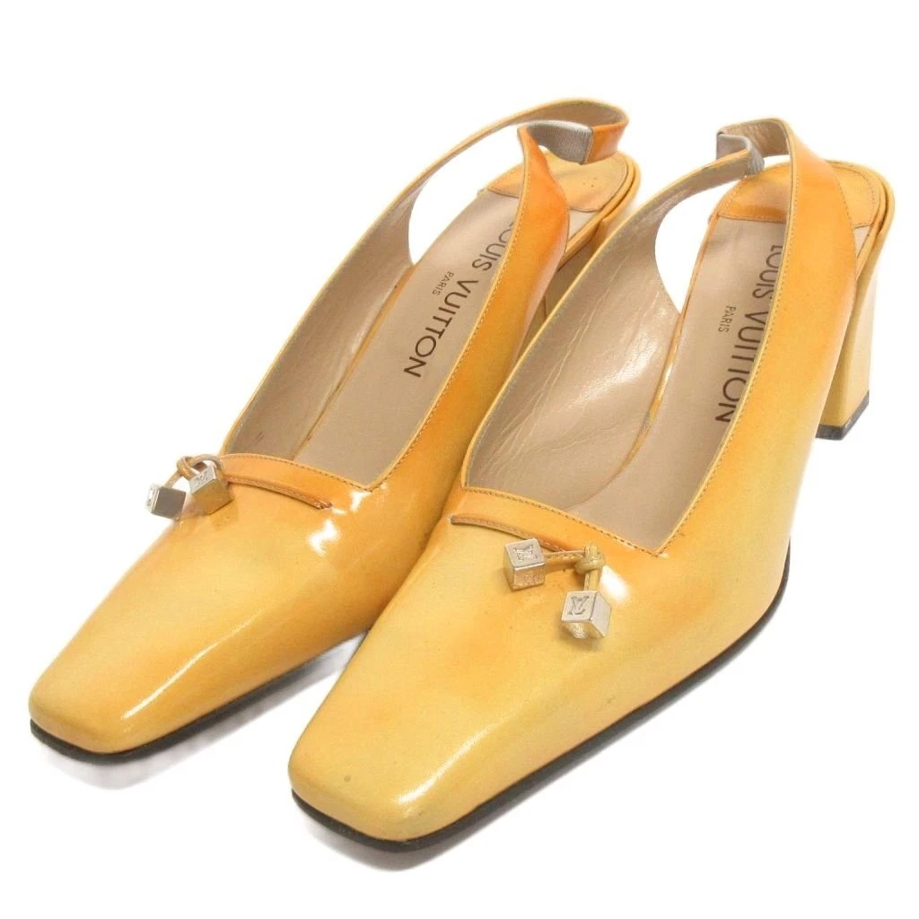 ルイヴィトン パンプス ダミエ パテントレザー イエロー 37 1/2 Louis Vuitton Yellow Shoes for Women for sale | eBay