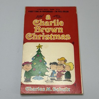 Vintage 1965 A Charlie Brown Christmas First Time In Paperback - In Full Color