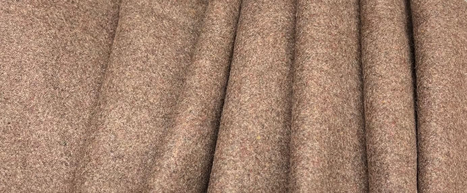 40 Yards Bolt of Real Wool Fabric Coating, Heather Cappuccino Color (Heavy Weigh