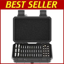 Waterproof Coin Battery Case - 65 Slots Organizer